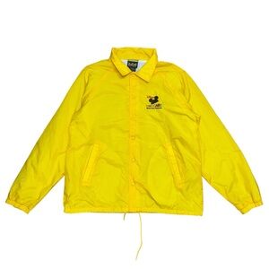 RARE Cast Member Disney VoluntEARS Yellow Lined Jacket Adult Sz Large VERY NICE